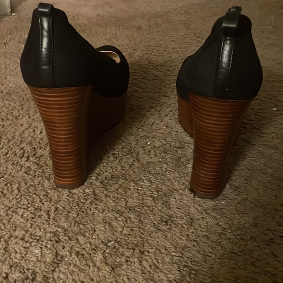 Black wedge heels - Picture 5 of 5